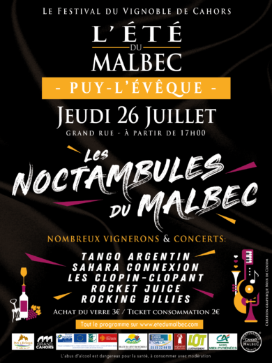 L’été du Malbec – Soirée Noctambulles